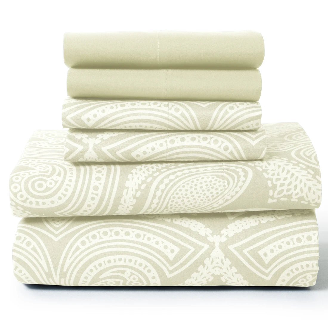 Paisley Microfiber Sheet Set – Ultra Soft, Deep Pocket, All-Season Comfort