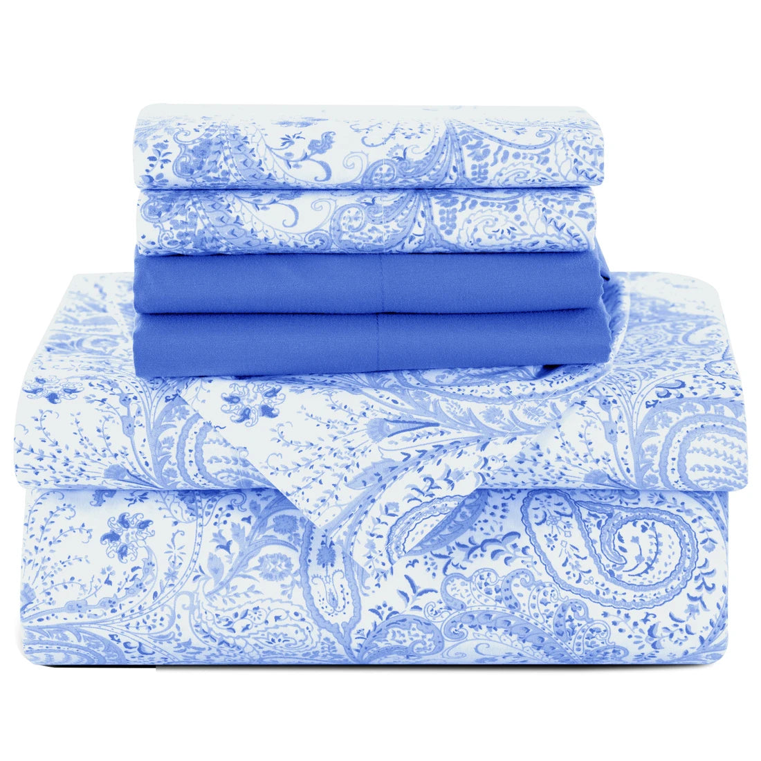 Paisley Microfiber Sheet Set – Ultra Soft, Deep Pocket, All-Season Comfort