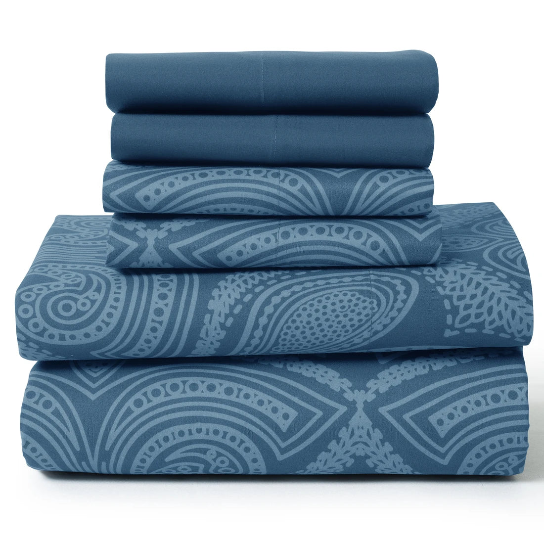 Paisley Microfiber Sheet Set – Ultra Soft, Deep Pocket, All-Season Comfort