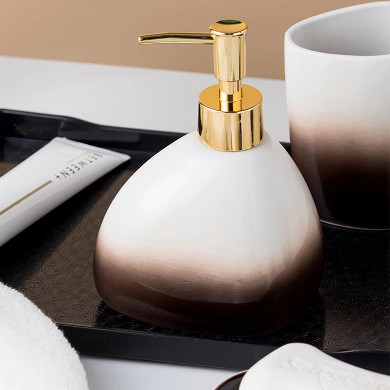 Ceramic Bathroom Accessories Set