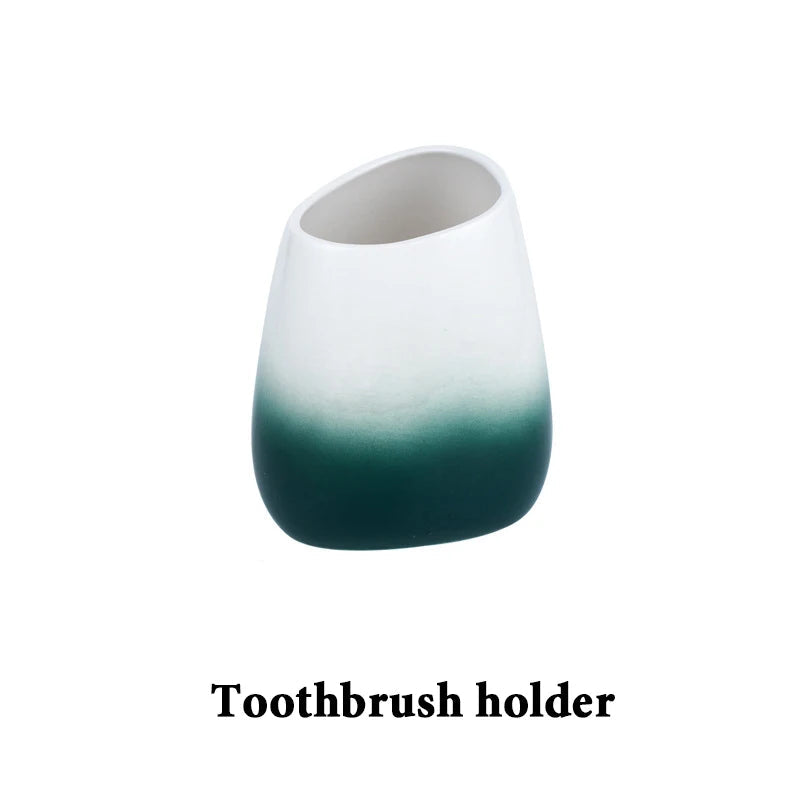 Ceramic Bathroom Accessories Set