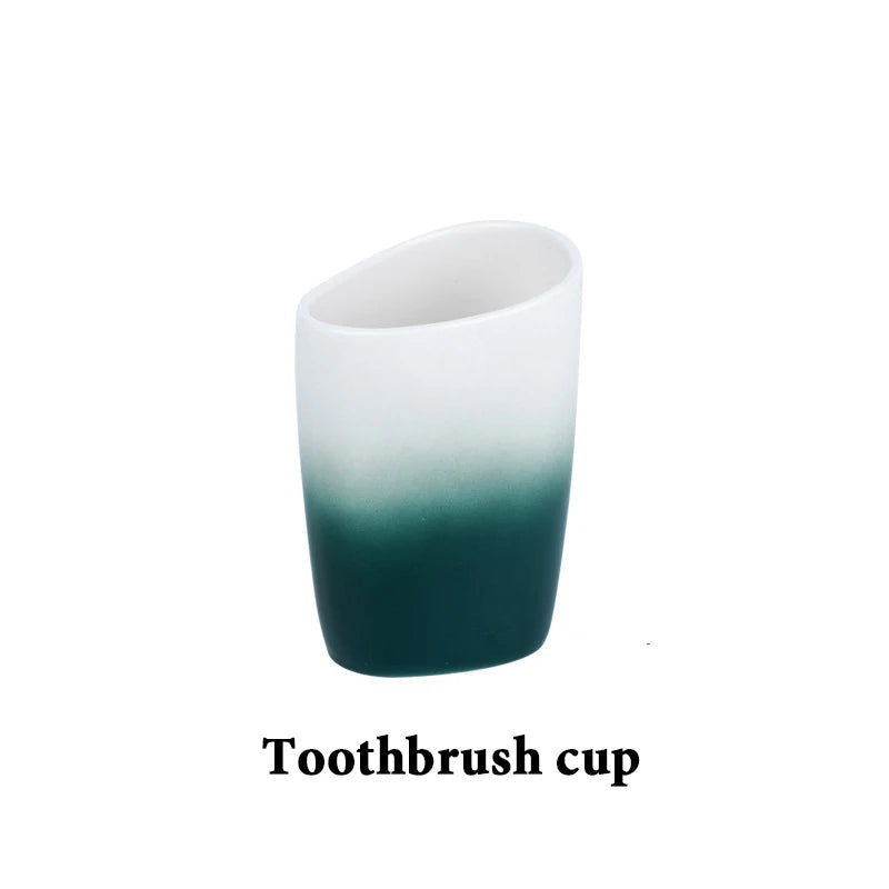 Ceramic Bathroom Accessories Set
