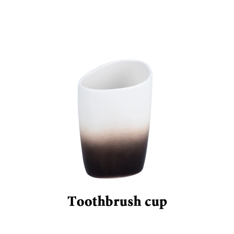 Ceramic Bathroom Accessories Set