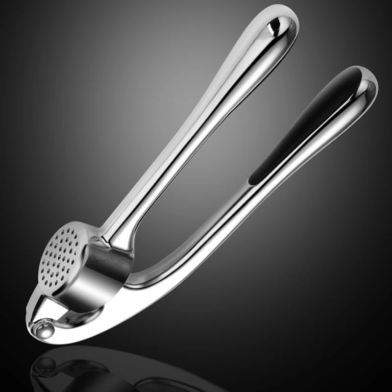 Stainless Steel Garlic Press – Heavy-Duty Zinc Alloy