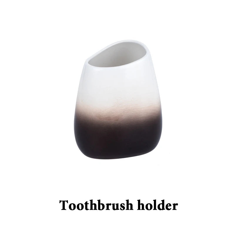 Ceramic Bathroom Accessories Set