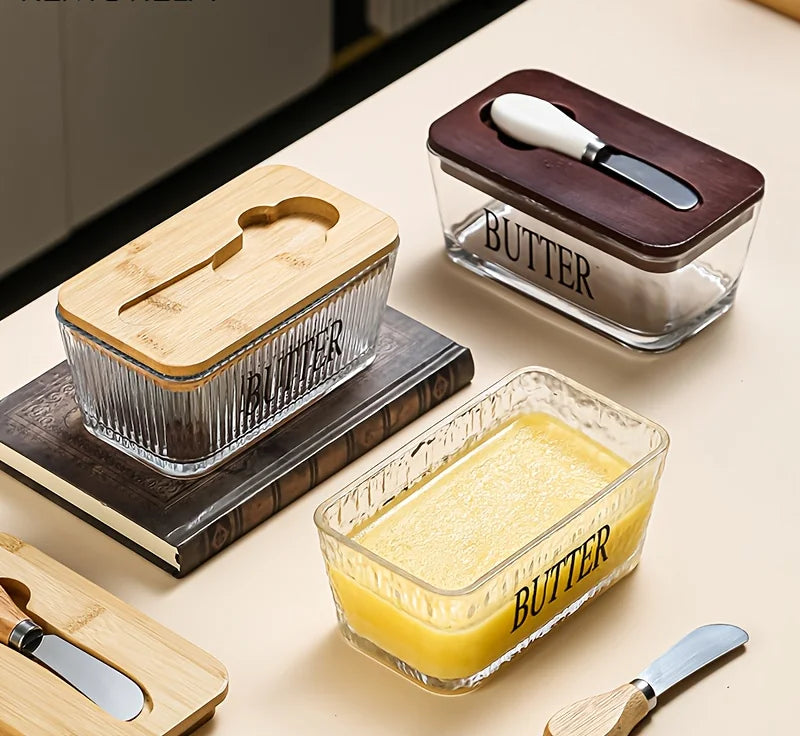 Butter Dish with Lid – Airtight Storage Container for Fresh Butter