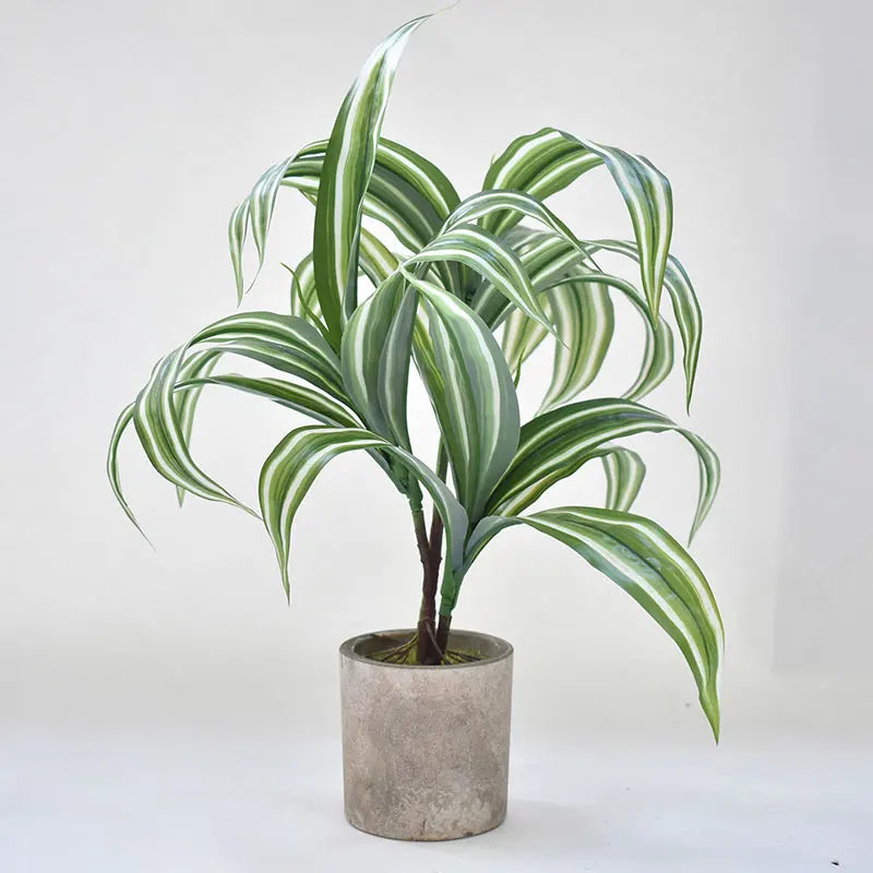 Artificial Tropical Plant Stem – 17” Greenery Branch for Home &amp; Event Decor