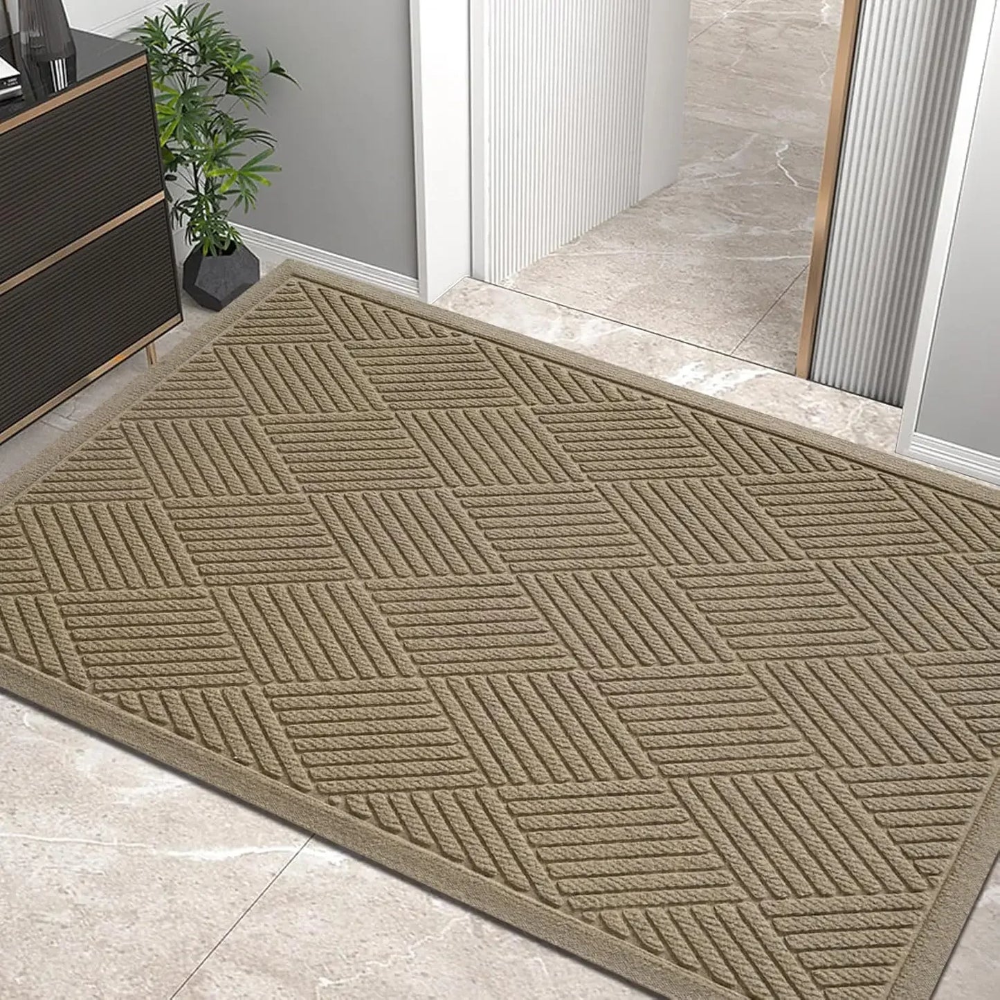 Heavy-Duty Rubber Door Mat