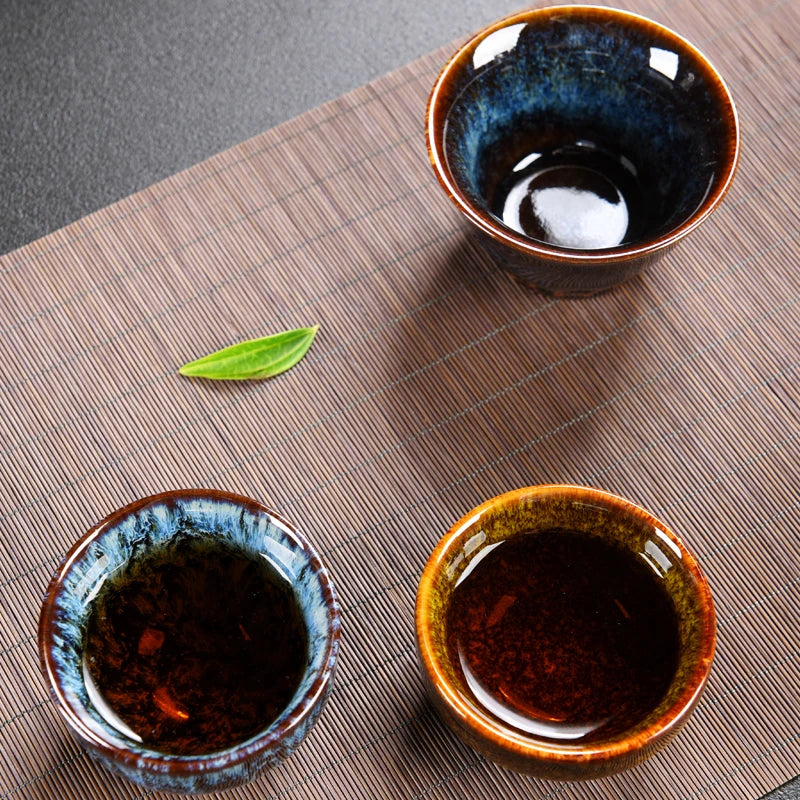 Mini Ceramic Teacup – Gradient Color