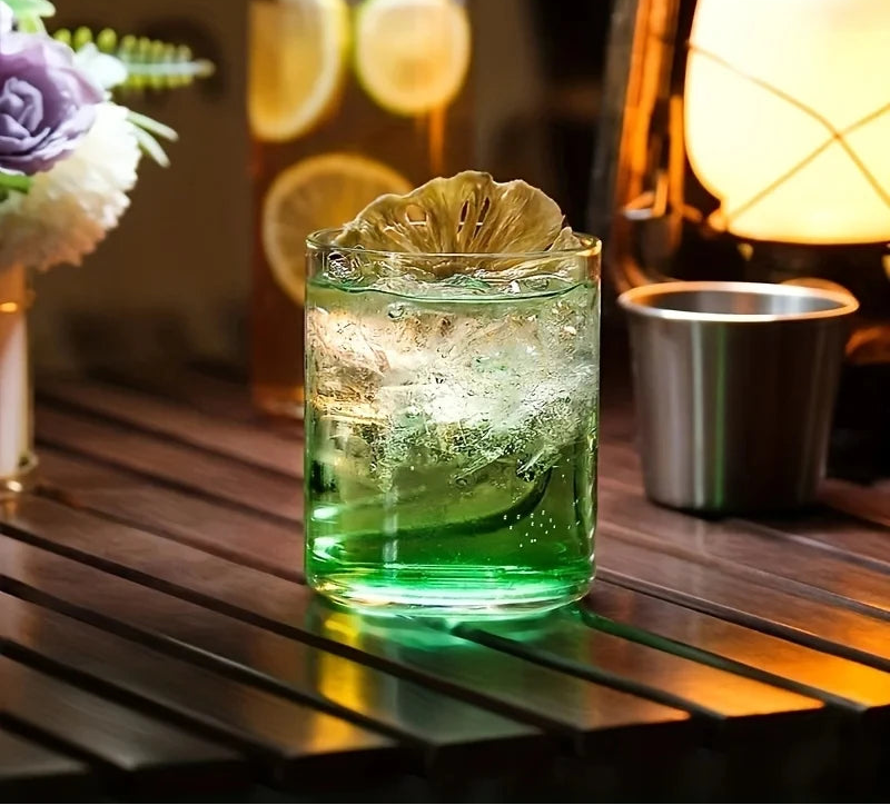 Large Capacity Highball Glass – Thin, Square, Transparent Drinkware
