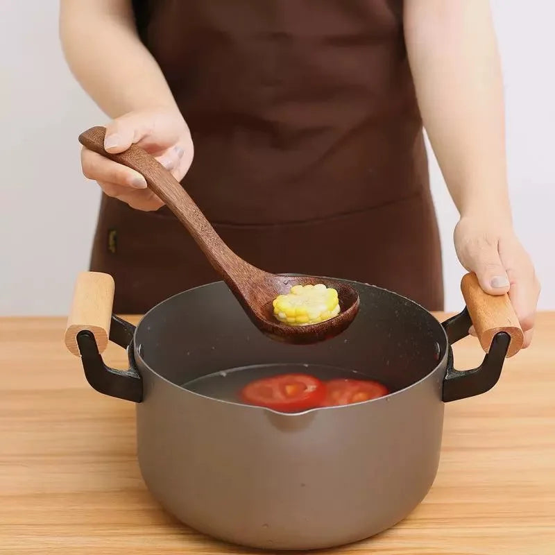 Wooden Cooking Shovel – Non-Stick &amp; Non-Slip