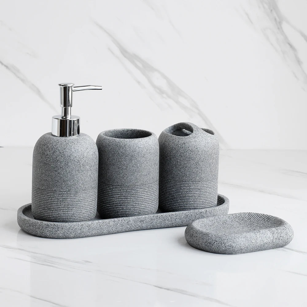 5-Piece Bathroom Accessories Set