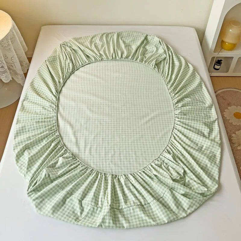 Soft &amp; Breathable Fitted Sheet – Solid Color