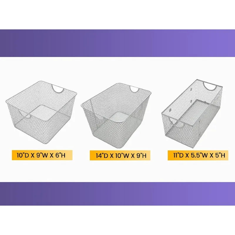 Mesh Wire Storage Basket