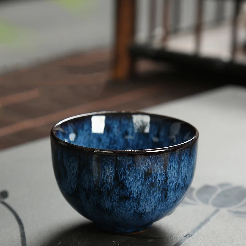 Mini Ceramic Teacup – Gradient Color