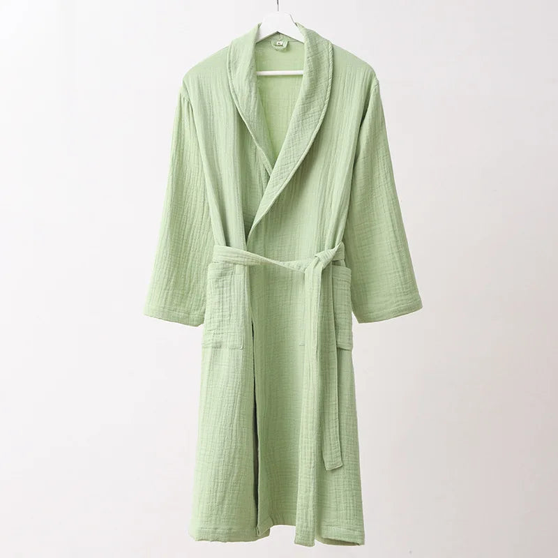 Elegant Cotton Robe – Lightweight &amp; Comfortable