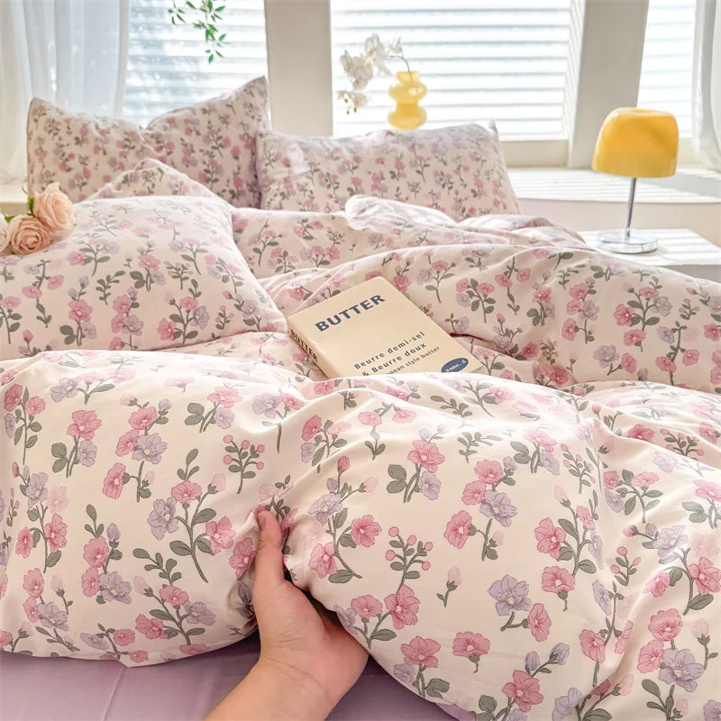 Pastoral Style Duvet Cover Set – 3 Pieces