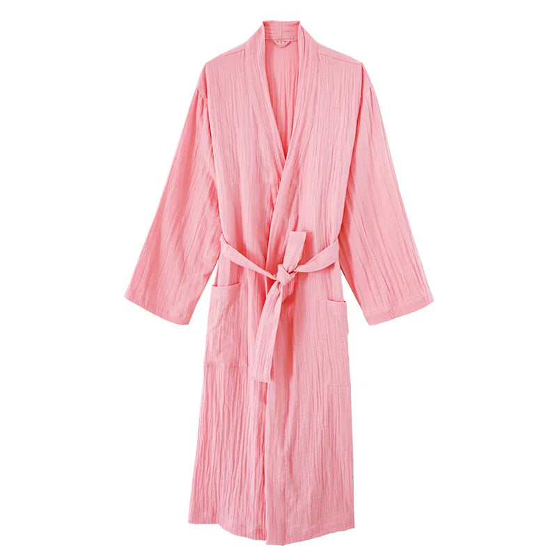 Elegant Cotton Robe – Lightweight &amp; Comfortable