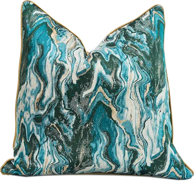 Embroidered Faux Corduroy Cushion Covers