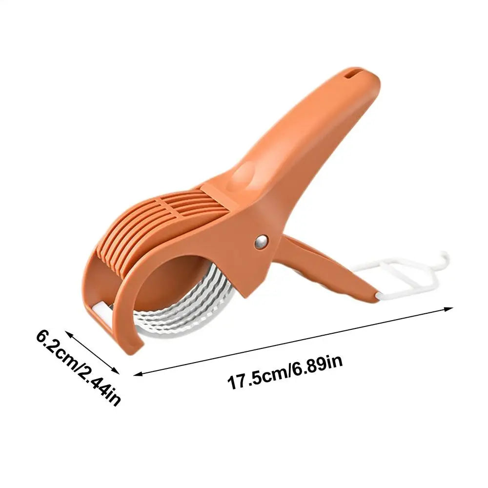 Manual Stainless Steel Salad Cutter – Compact &amp; Versatile Chopper
