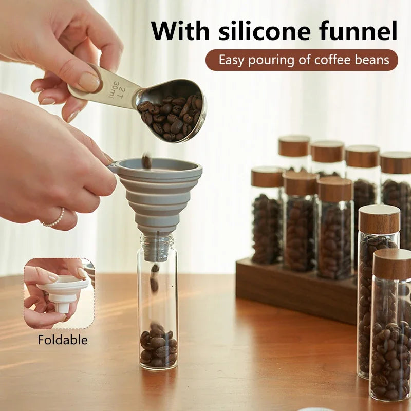 Glass Storage Bottle with Cover – Medium Size
