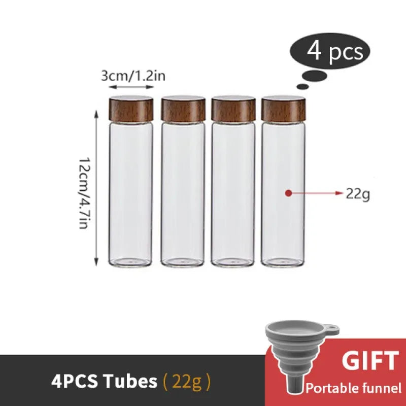 Glass Storage Bottle with Cover – Medium Size