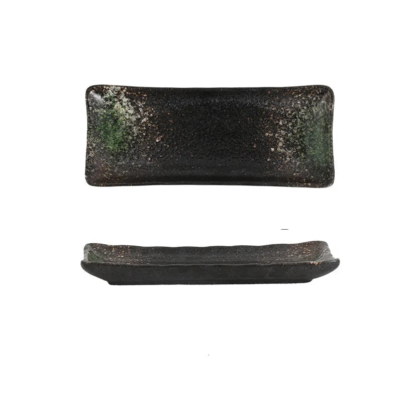 Rectangular Porcelain Underglaze Plate