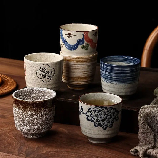 Hand-Painted Ceramic Tea Cup