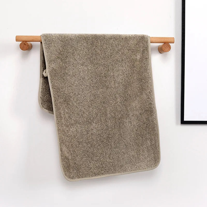 Quick-Dry Bamboo Fiber Bath Towel – Antibacterial &amp; Absorbent