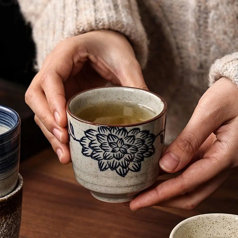Hand-Painted Ceramic Tea Cup