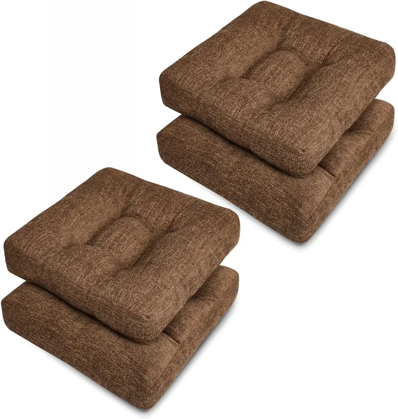 Memory Foam Dining Chair Cushions – Set of 4