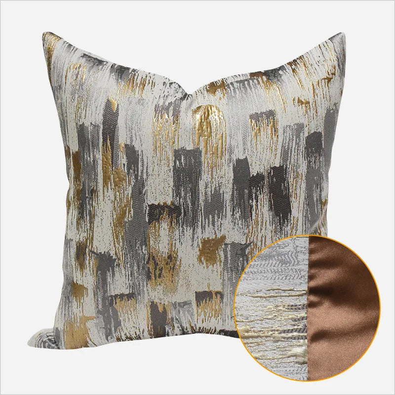 Embroidered Faux Corduroy Cushion Covers