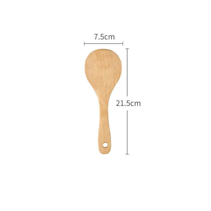 Wooden Cooking Shovel – Non-Stick &amp; Non-Slip