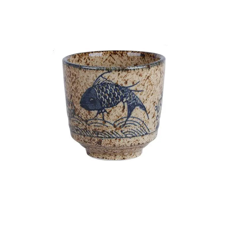 Hand-Painted Ceramic Tea Cup