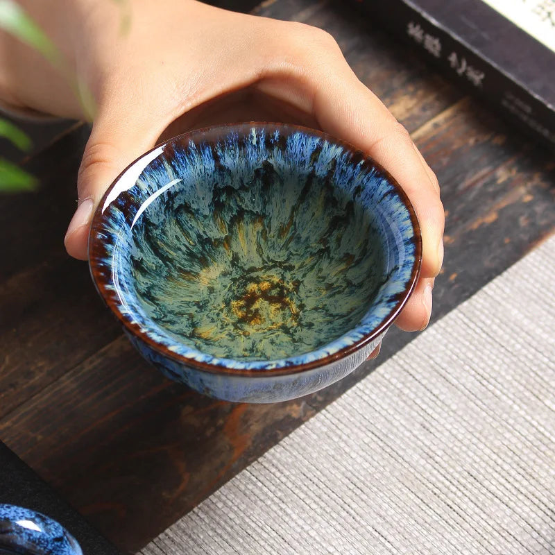 Mini Ceramic Teacup – Gradient Color