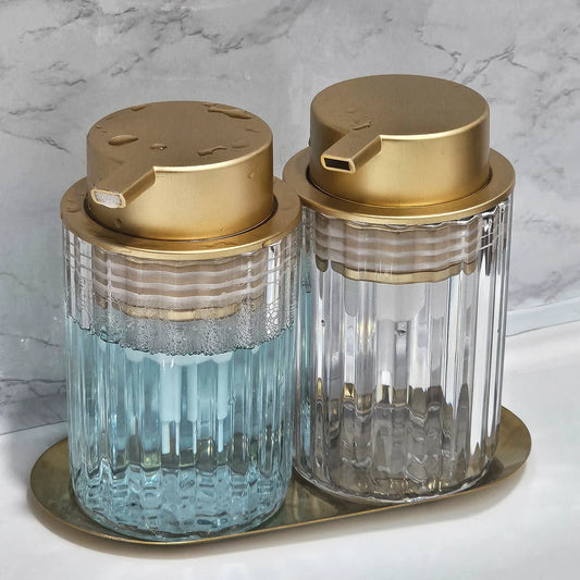 Foaming Hand Soap Dispenser – Clear Plastic Bottle