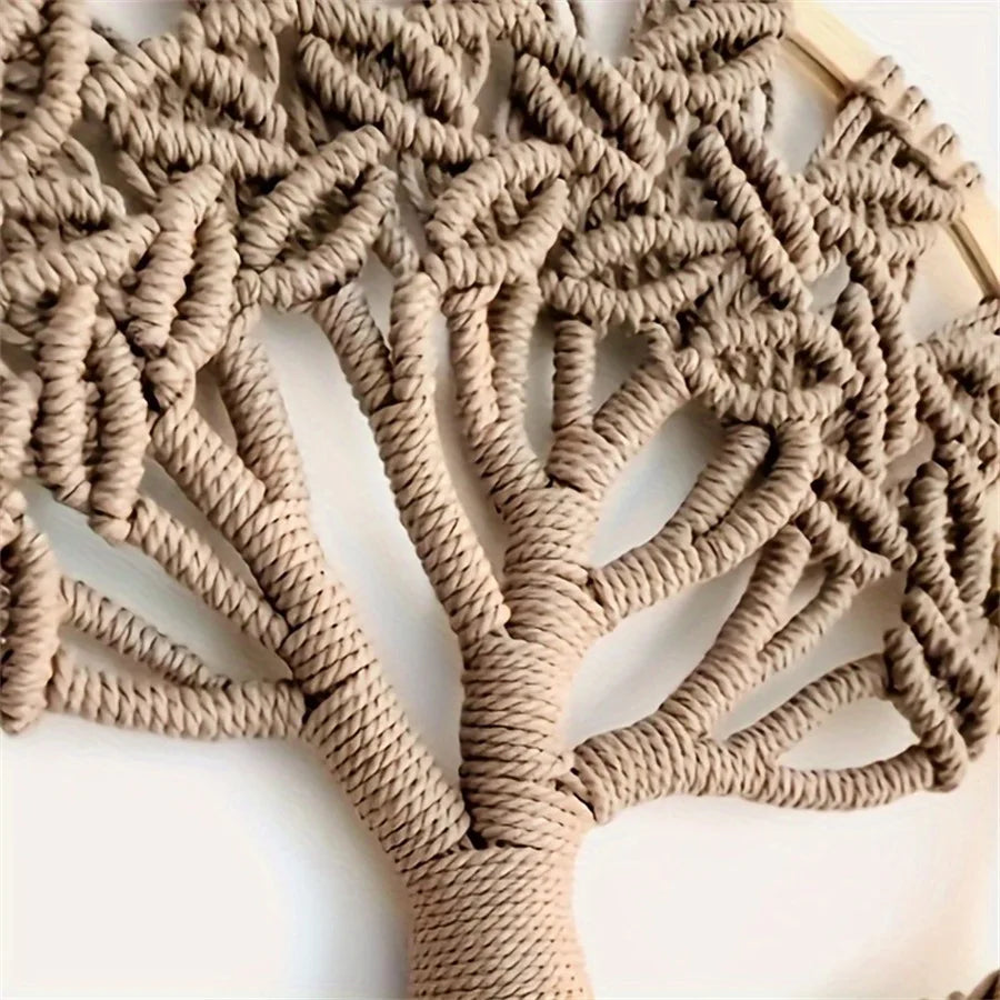 Tree of Life Dream Catcher – Large Macrame Wall Hanging Boho Decor