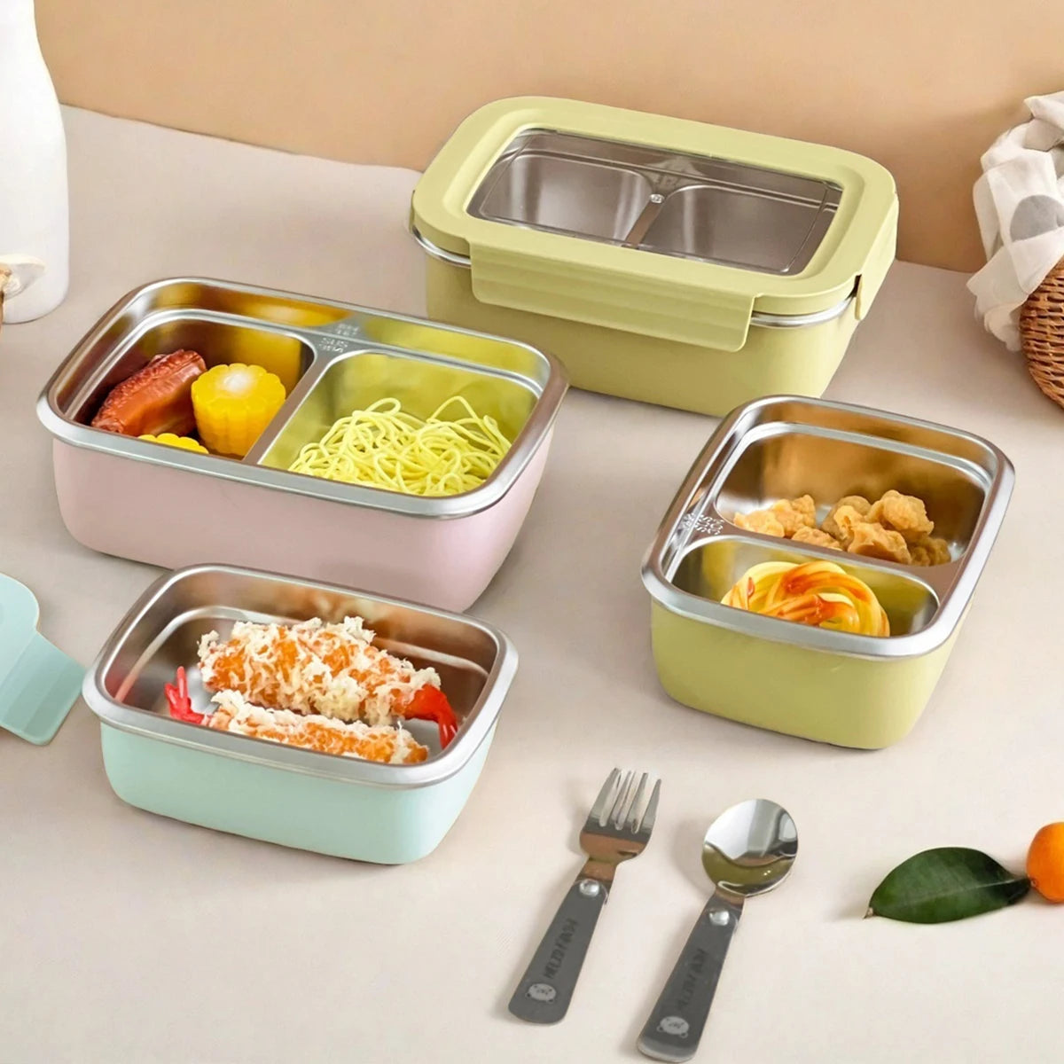 Stainless Steel Leakproof Food Container – Rectangle