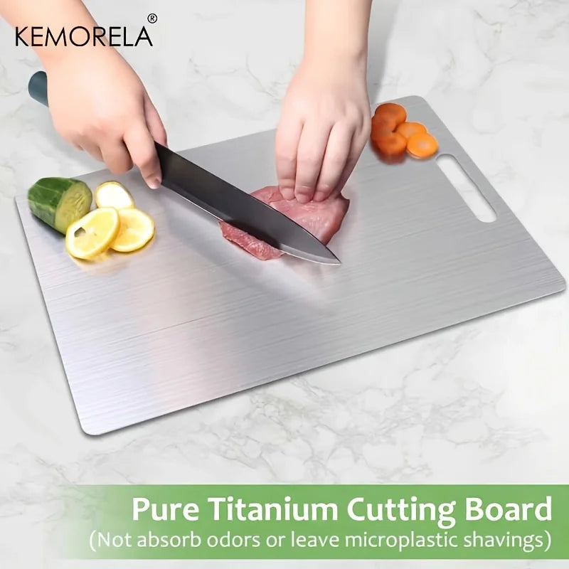 3/4-Piece Stainless Steel Double-Sided Cutting Board Set