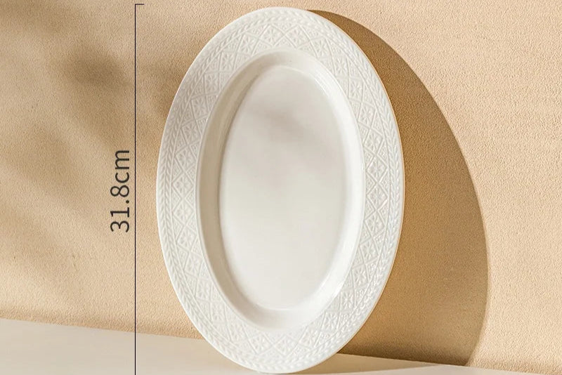 Porcelain Steak Plate