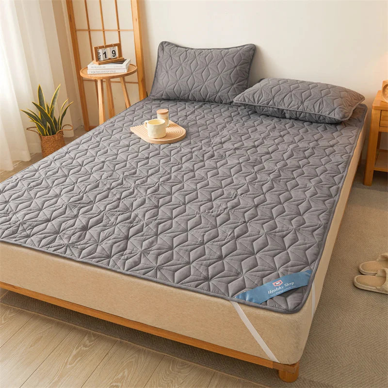 Quilted Mattress Pad – Soft Cotton Blend, Deep Pocket Fit