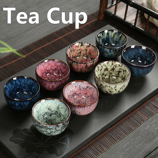 Mini Ceramic Teacup – Gradient Color