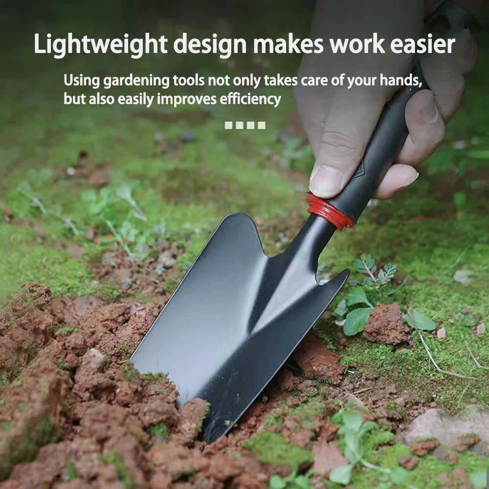 4-Piece Heavy-Duty Garden Tool Set – Alloy Steel Construction