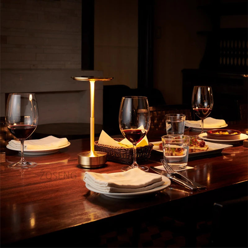 Modern Rechargeable LED Table Lamp – Touch Control, Wireless, Dimmable