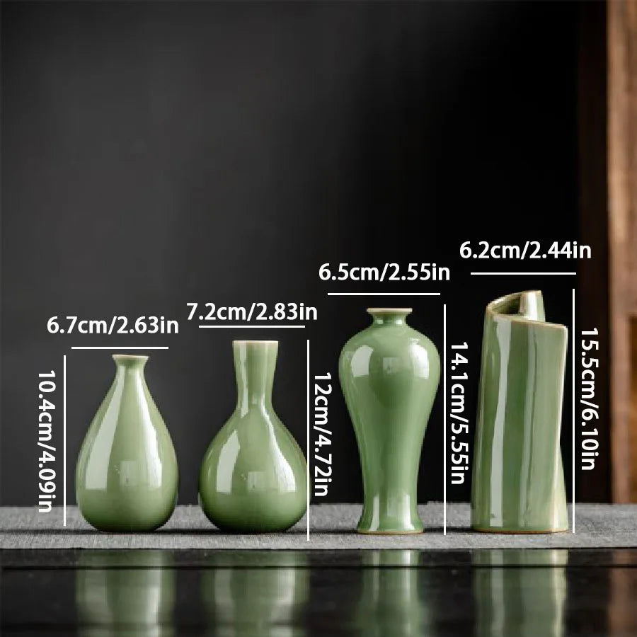 Classic Ceramic Tabletop Vase – Minimalist Home Decor Accent