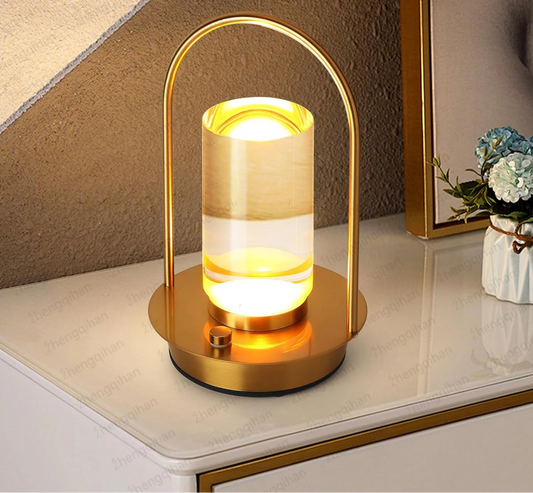 LED Touch Table Lamp – Rechargeable Wireless Night Light