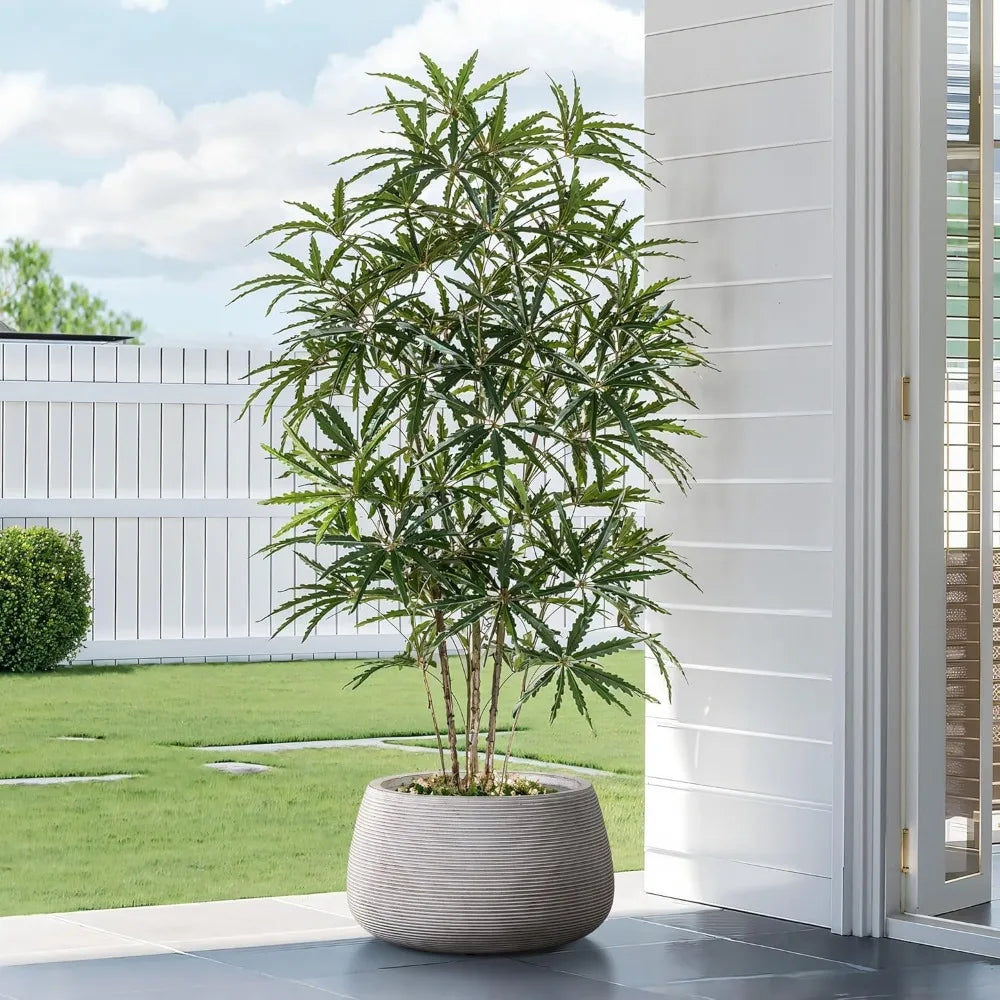 Large Indoor/Outdoor Planter with Drainage – Concrete Style Pot