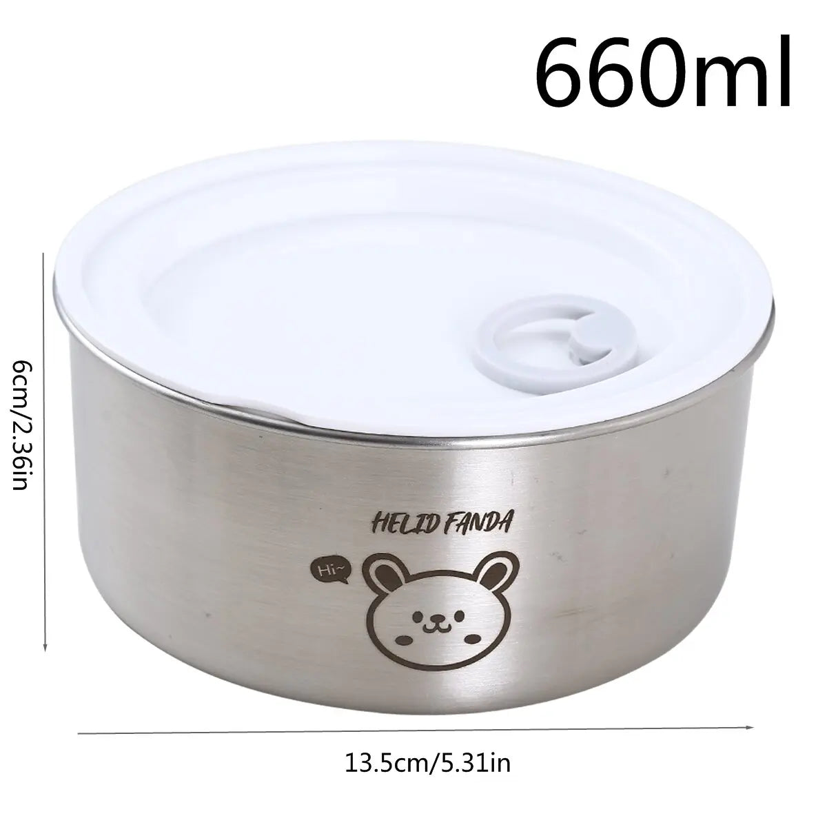 Stainless Steel Food Container – 1 Piece