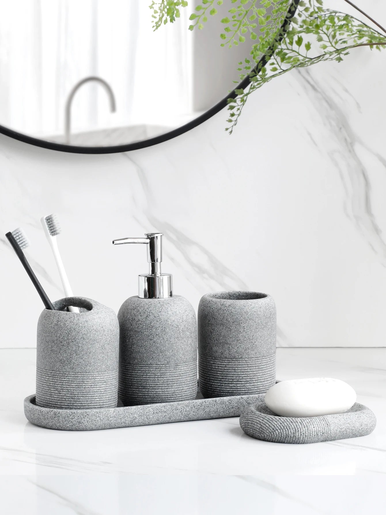 5-Piece Bathroom Accessories Set