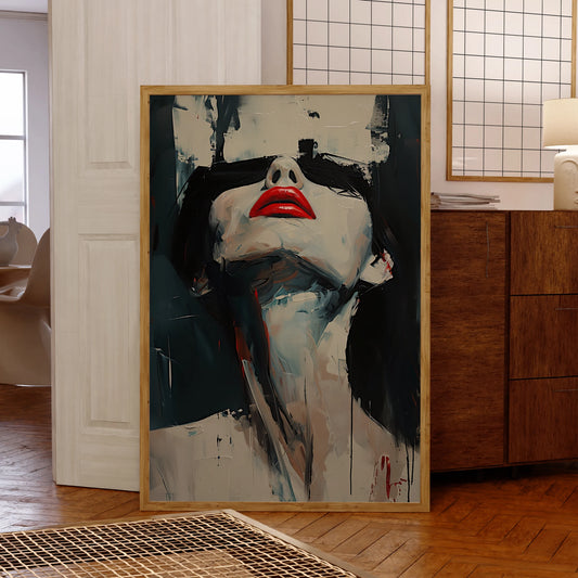 Vertical Canvas Wall Art – Unframed Modern Poster for Home Decoration